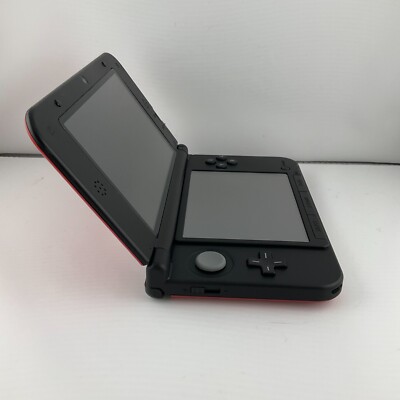 Nintendo 3DS LL XL console Red Black with Charger/Stylus/SDcard