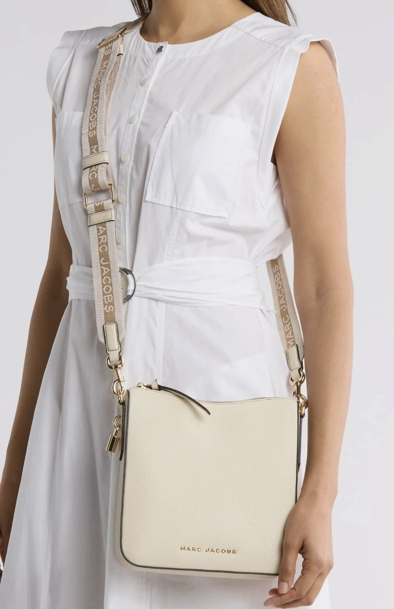 New Marc Jacobs Drifter Swing Pack Crossbody Leather Bag