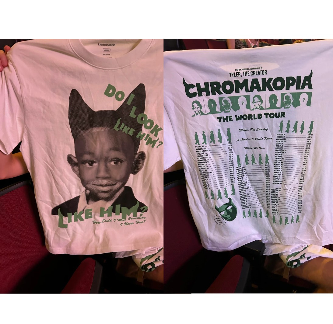 Tyler, the Creator Chromakopia The World Tour 2025 T-shirt New