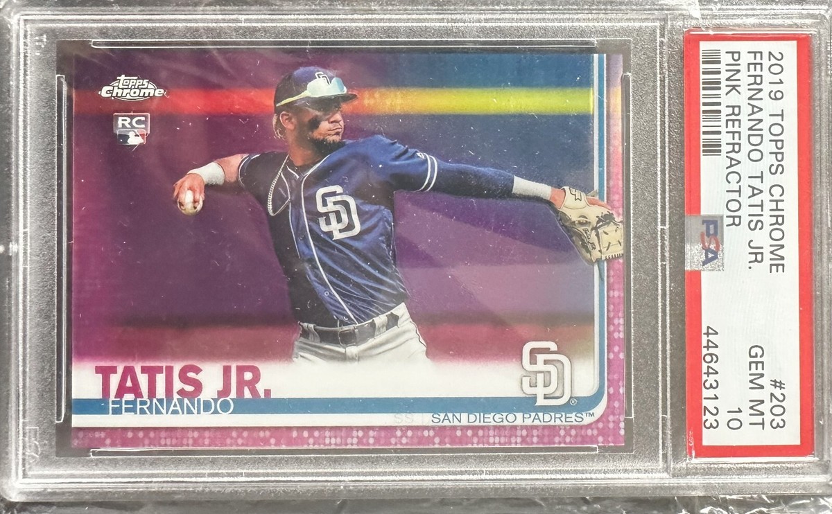 2019 Topps Chrome FERNANDO TATIS Jr Pink Refractor Rookie RC SP