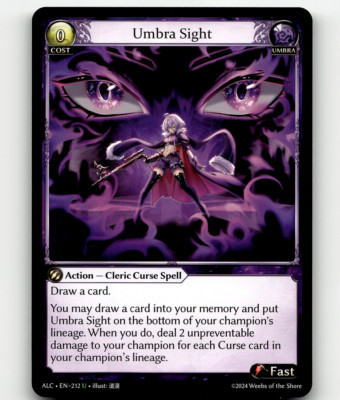 Grand Archive TCG Umbra Sight - Alchemical Revolution | eBay