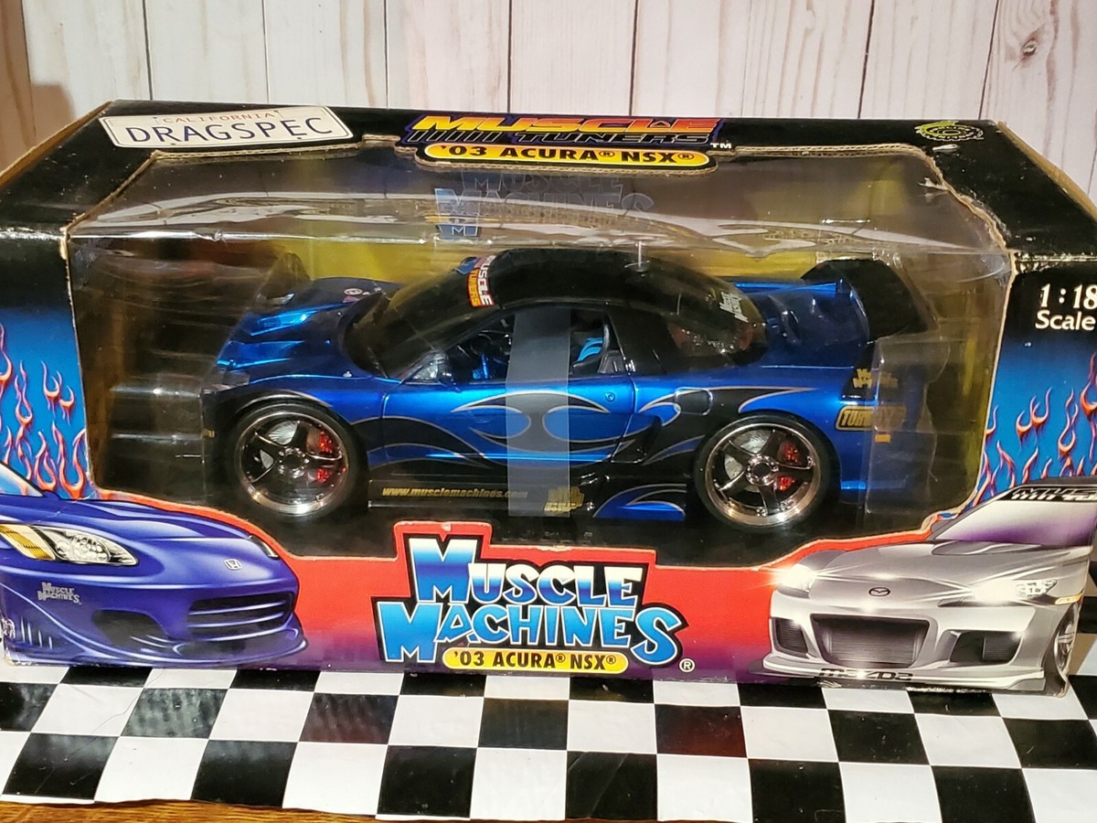 Muscle Machines 2003 Acura NSX Muscle Tuners 1:18 Scale Diecast 03