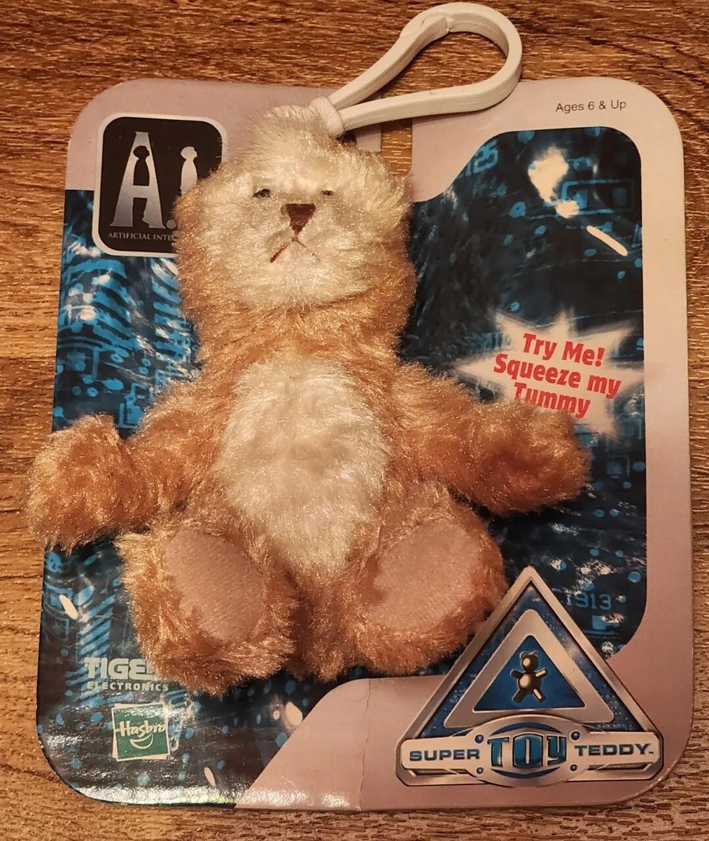 2001 AI ARTIFICIAL INTELLIGENCE SUPER TOY TEDDY BEAR KEYCHAIN RARE
