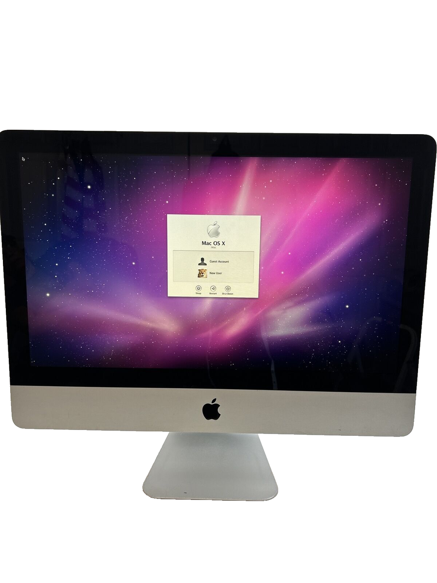 Apple Mac OS X Version 10.6.8 iMAC 2 Duo Intel Core 4GB Working