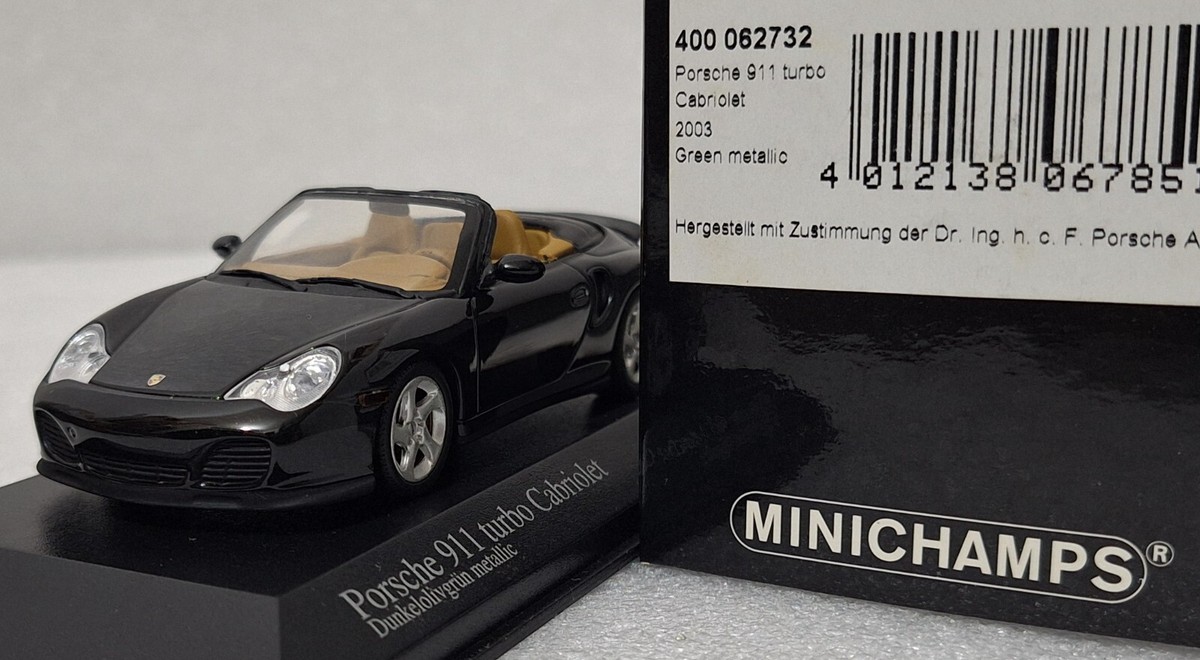 Porsche 911 (996) Turbo Cabriolet 2003 1:43 Minichamps 400062732