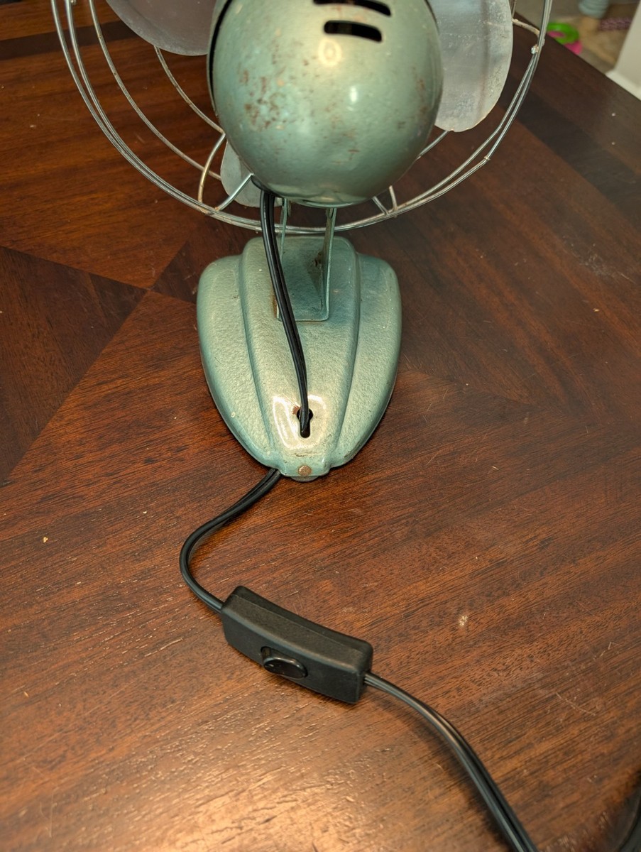 Vintage 9 Zero Fan-WORKING-McGraw Electric Company Zero Tilting