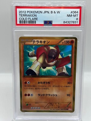 Terrakion 064/059 BW4 Cold Flare Shiny Secret UR Pokemon TCG Card