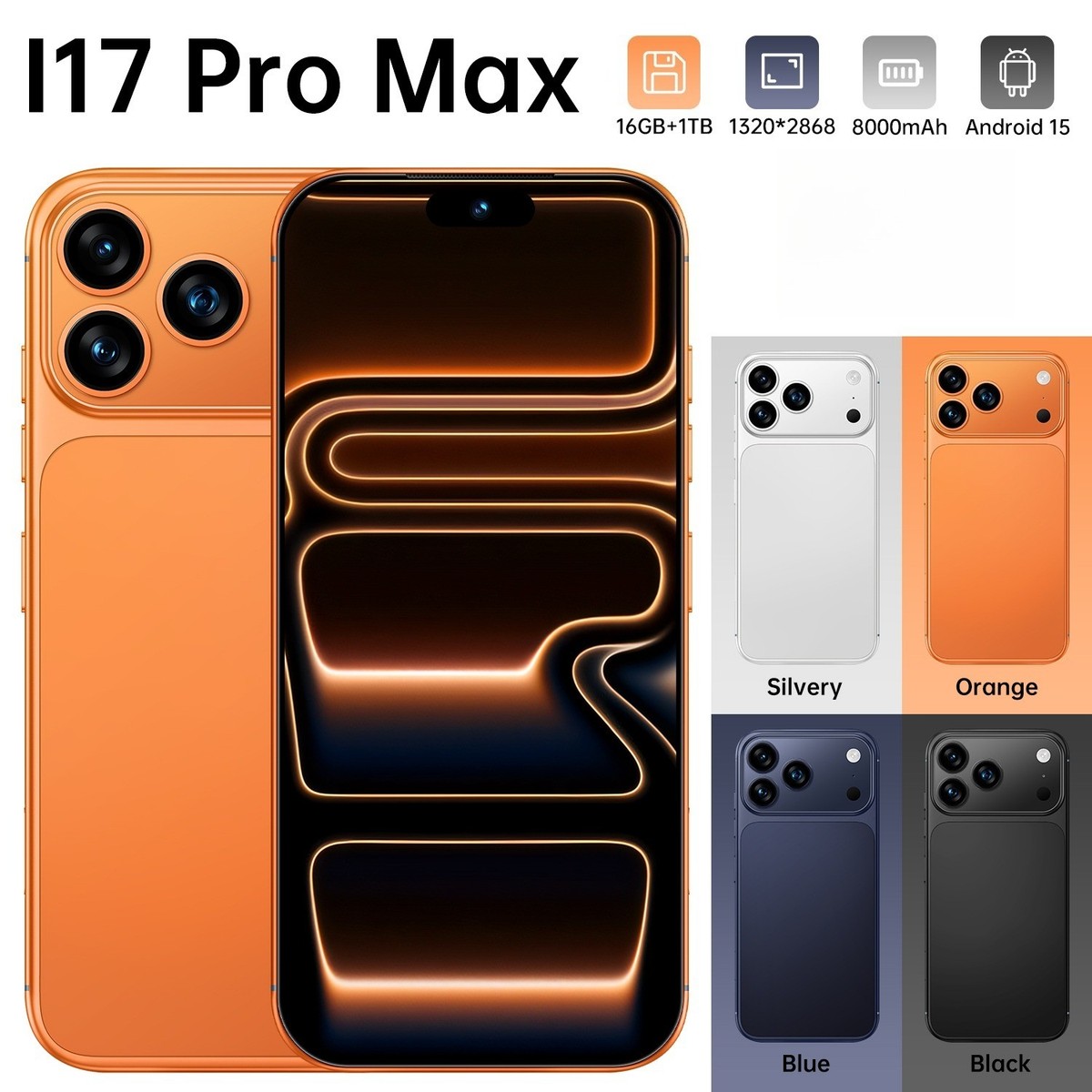 i17 Pro max Smartphone 6.8