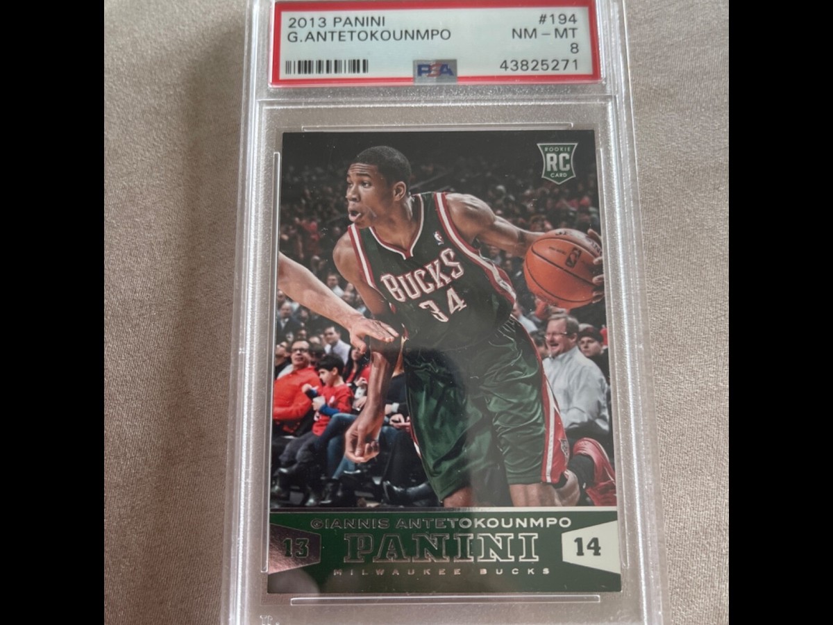 2013 Panini GIANNIS ANTETOKOUNMPO #194 RC PSA 8 NM Mint Rookie | eBay