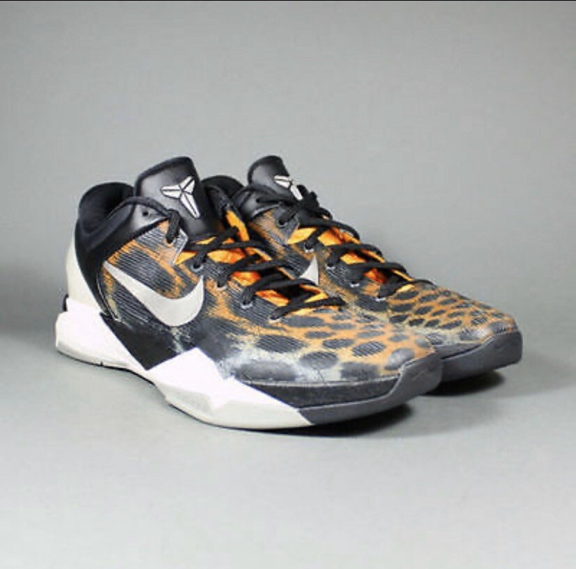 Nike 🔥RARE🔥 Zoom Kobe VII 7 System Cheetah Black/Circuit 488371