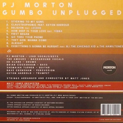 PJ Morton / Gumbo Unplugged 2018 US LP Vinyl Morton Records MR02