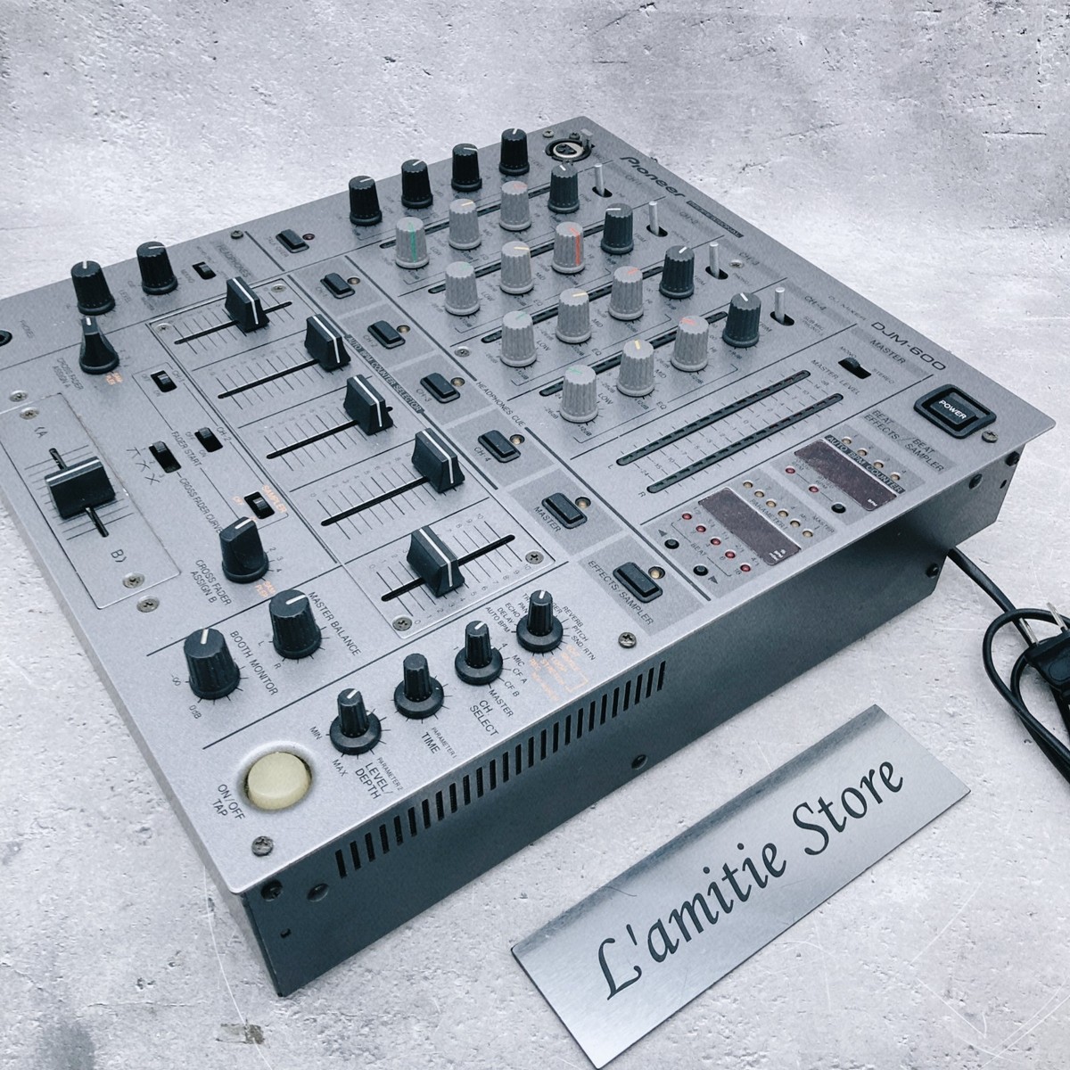 Pioneer DJM-600 Silver Professional DJ Mixer 4-Channel 4ch DJM600