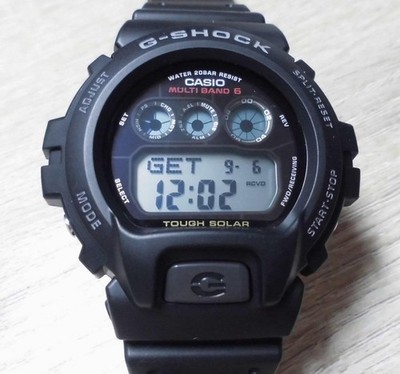 Casio G-Shock GW-6900-1JF Multi-Band Solar Watch Excellent