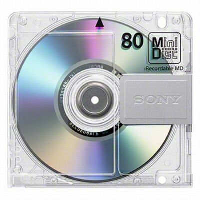 Sony MDW80T MD Blank Minidisc 80 Minutes 5 pcs Japan new