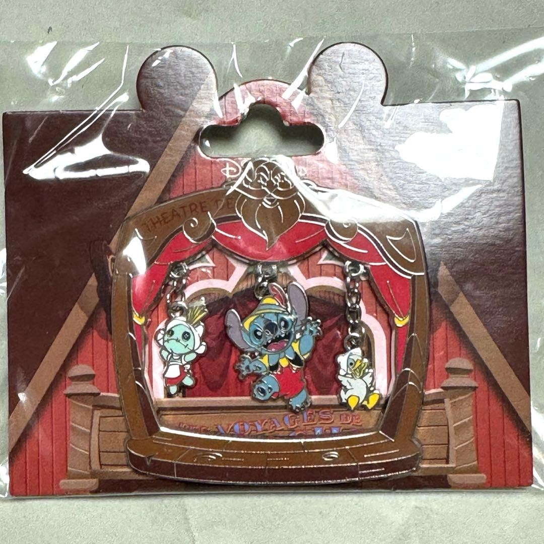 Disneyland Paris Stitch Pinocchio Pin Badge Disney pin collectible