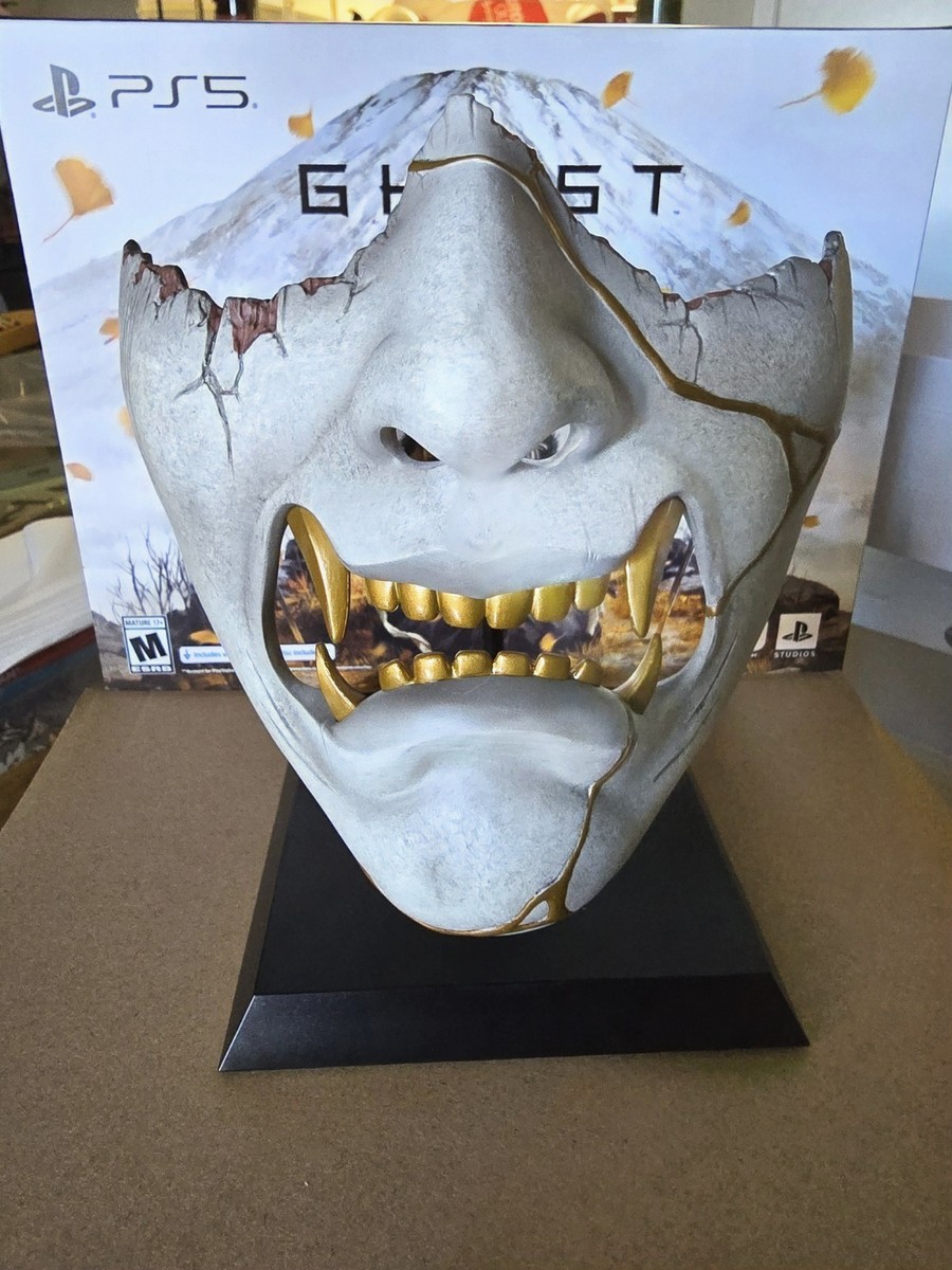 GHOST OF YOTEI COLLECTOR'S EDITION MASK, STAND & BOX ONLY PS5 | eBay