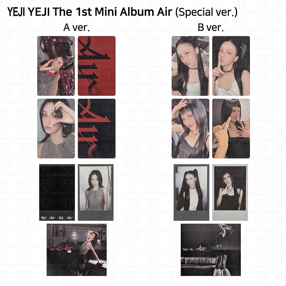 Yeji The 1st Mini Album AIR Official Photocard Special ver ITZY