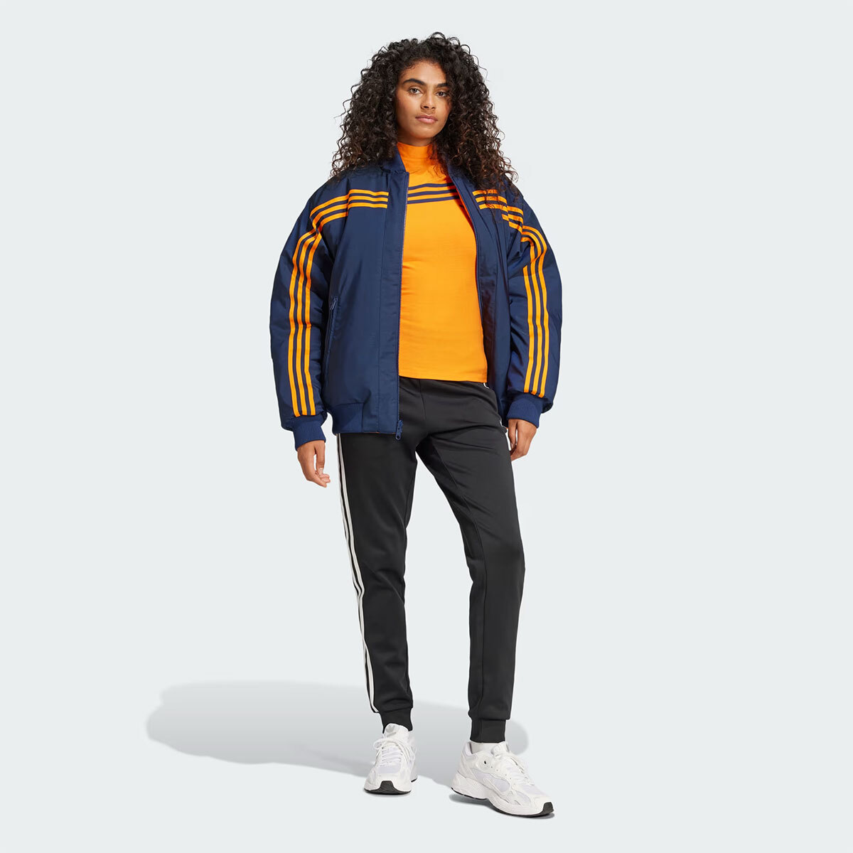 Adidas Originals Womens 70S REVERSIBLE OVERSIZED JACKET JN7657