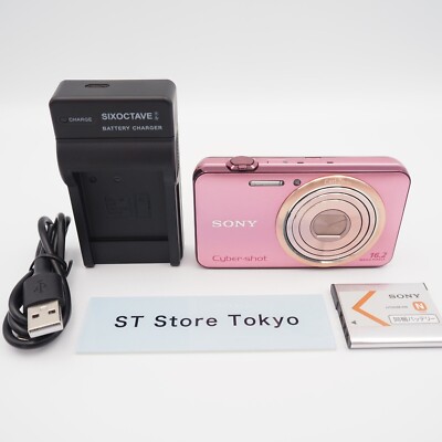 EXC] SONY Cyber Shot Digital Camera Pink DSC-WX7 16.2MP Compact