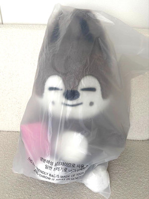 Stray Kids SKZOO WolfChan Big Plush Teddybear Ver. Official 60cm 5