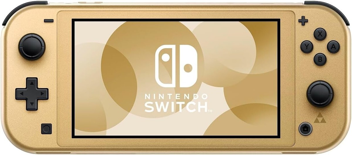Nintendo Switch Lite Hyrule Edition Legend of Zelda Gold Console