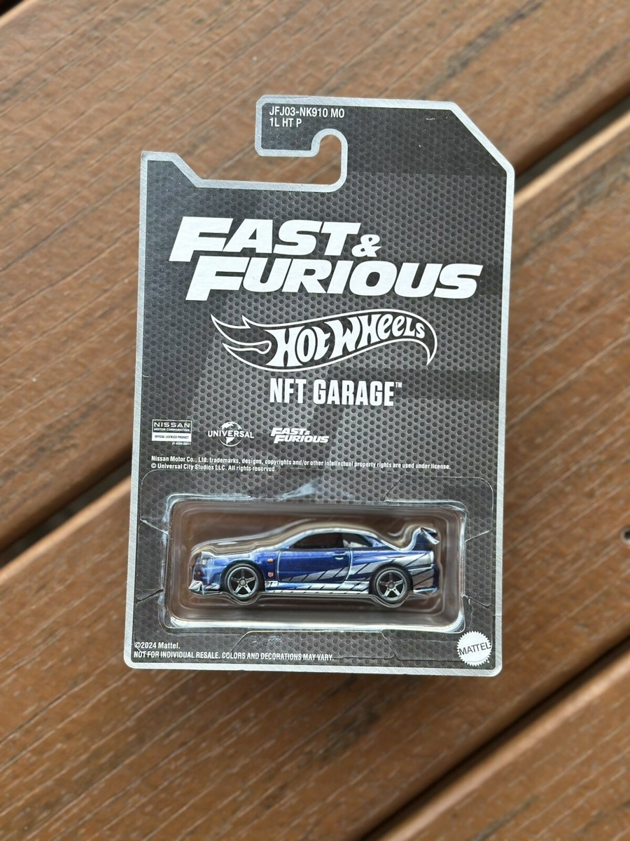 2024 Hot Wheels NFTGarage Fast & Furious Nissan Skyline GT-R (R34