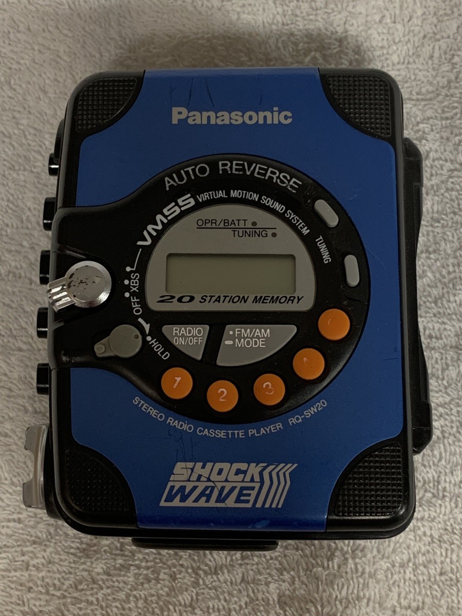 PANASONIC RQ-SW20 Shockwave Cassette Player AM/FM *Only Radio