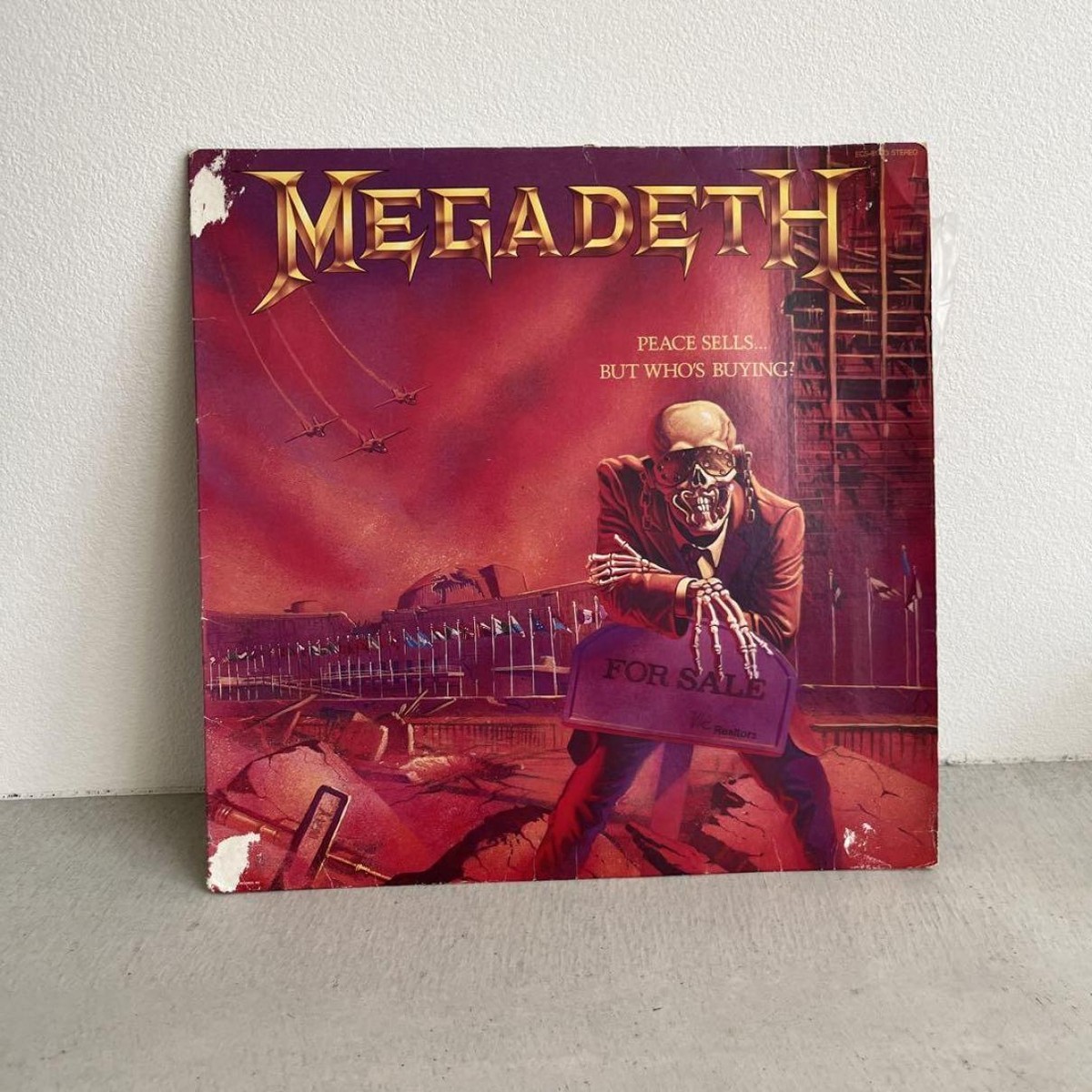 Megadeth ‎– Peace Sells But Who's Buying? Japan LP VINYL ECS