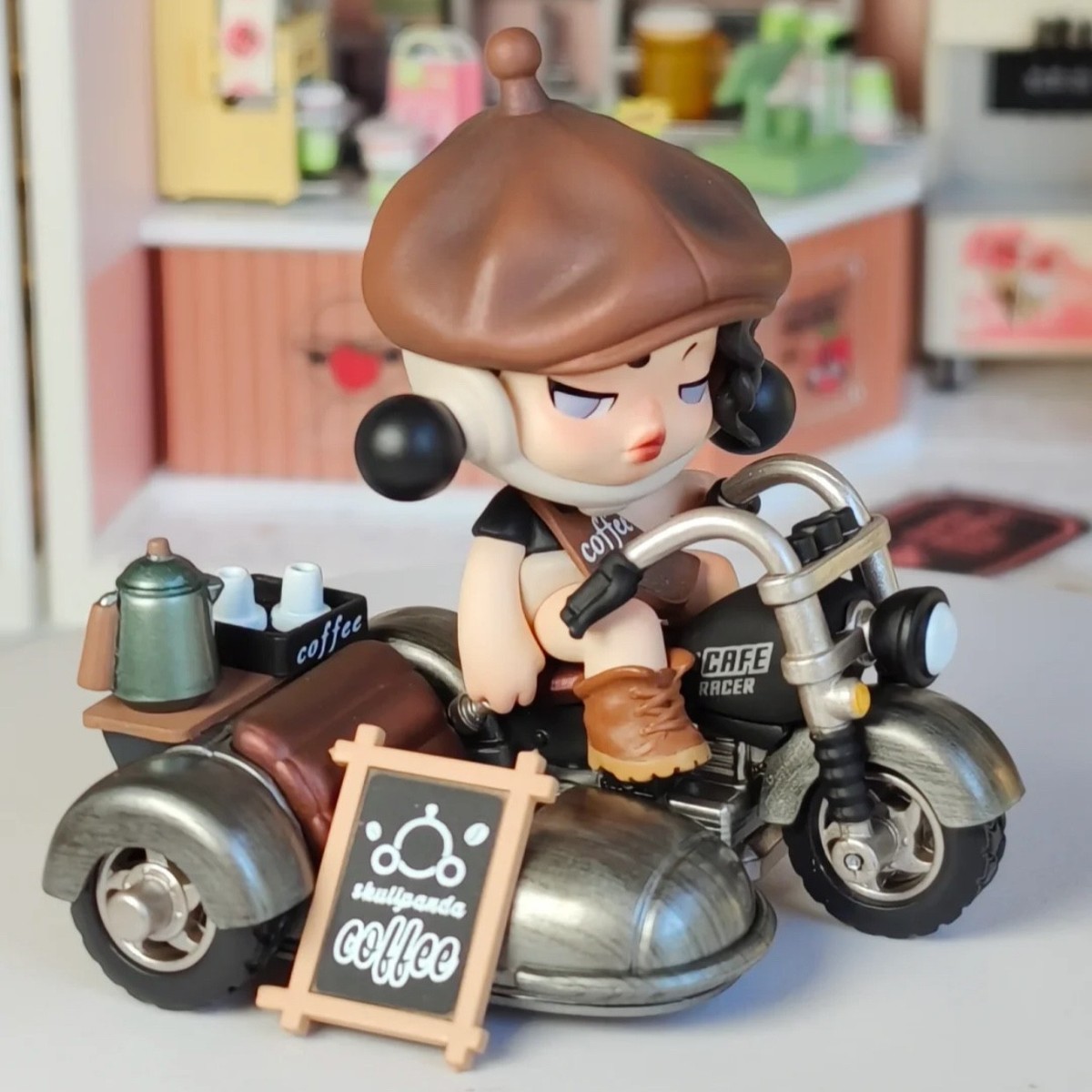 POP MART x SKULLPANDA Laid Back Tomorrow Coffee Express Secret