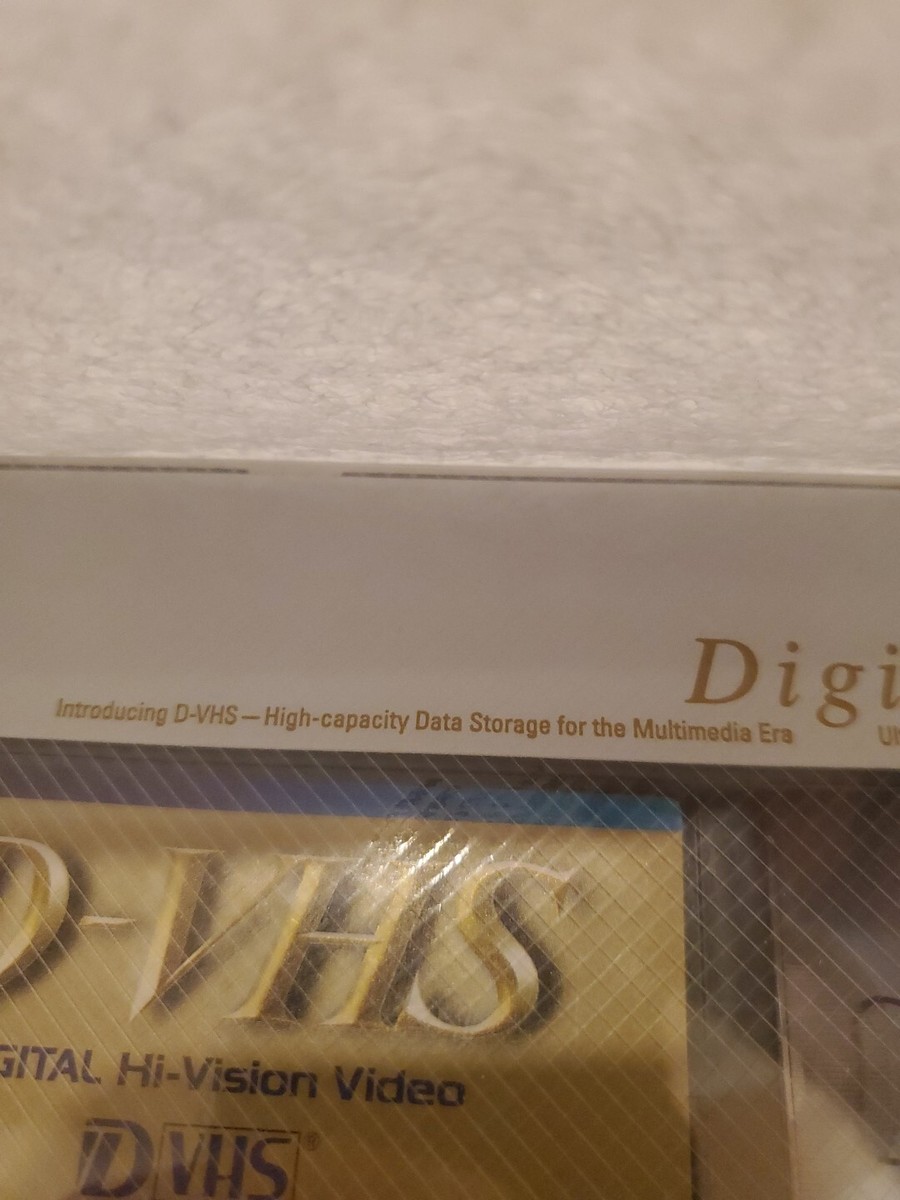 VICTOR DF-300 D-VHS TAPE. DIGITAL HI-CAPACITY DATA STORAGE. BRAND