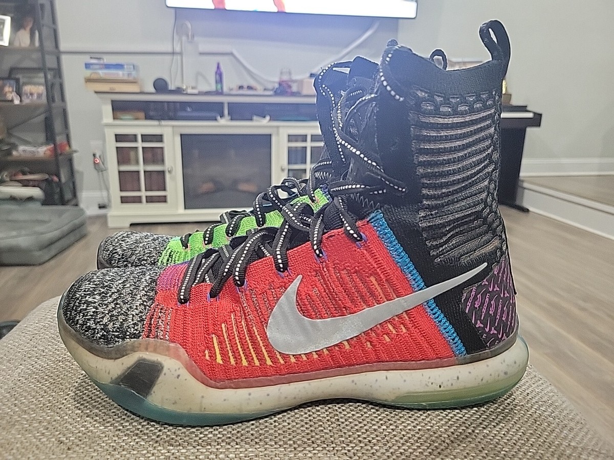 Size 9.5 815810-900 Nike Kobe 10 X Elite High What The 2015 | eBay