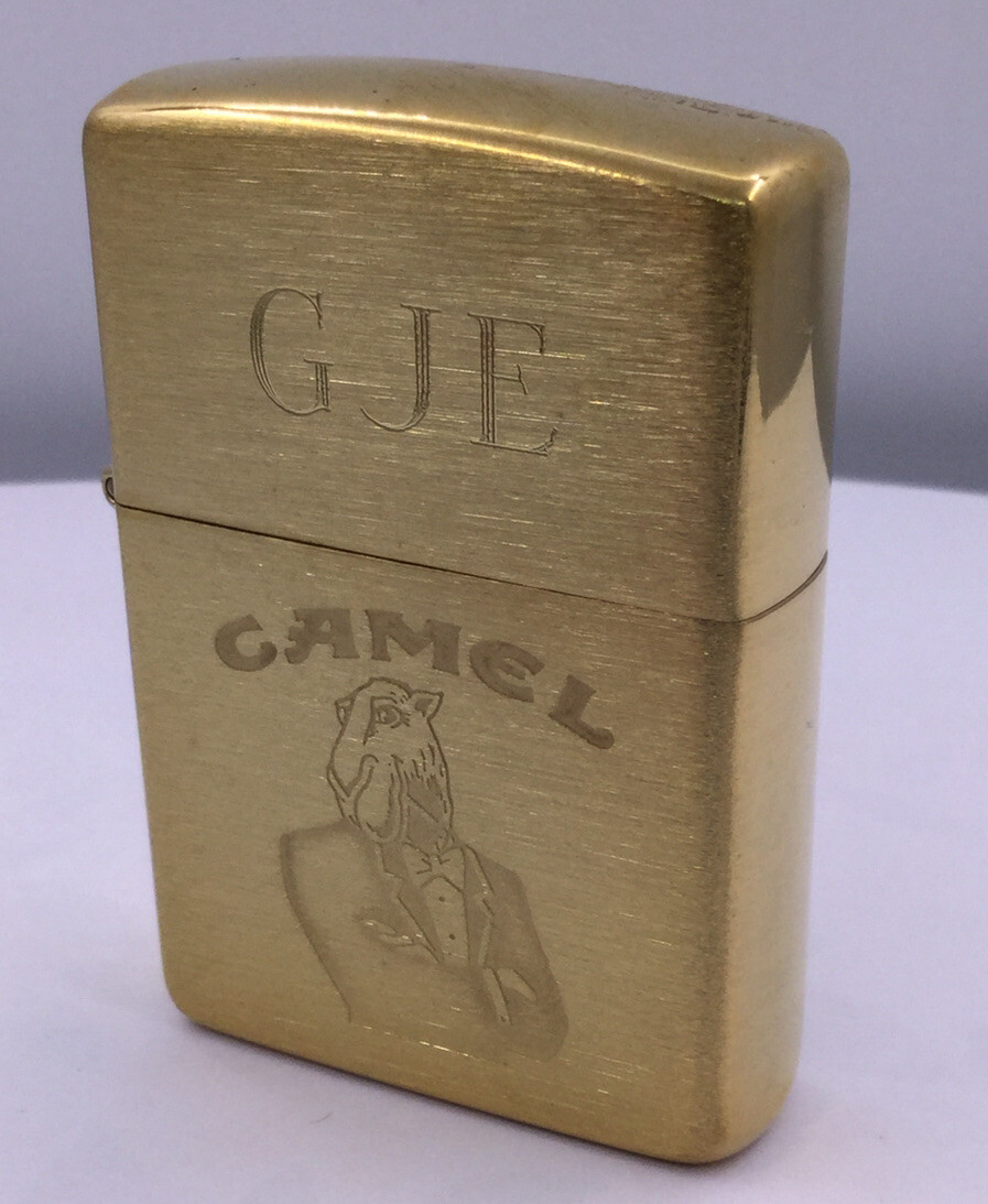 VERY RARE CAMEL JOE BRASS FULL SIZE ZIPPO 1991 AND 1 CAMEL