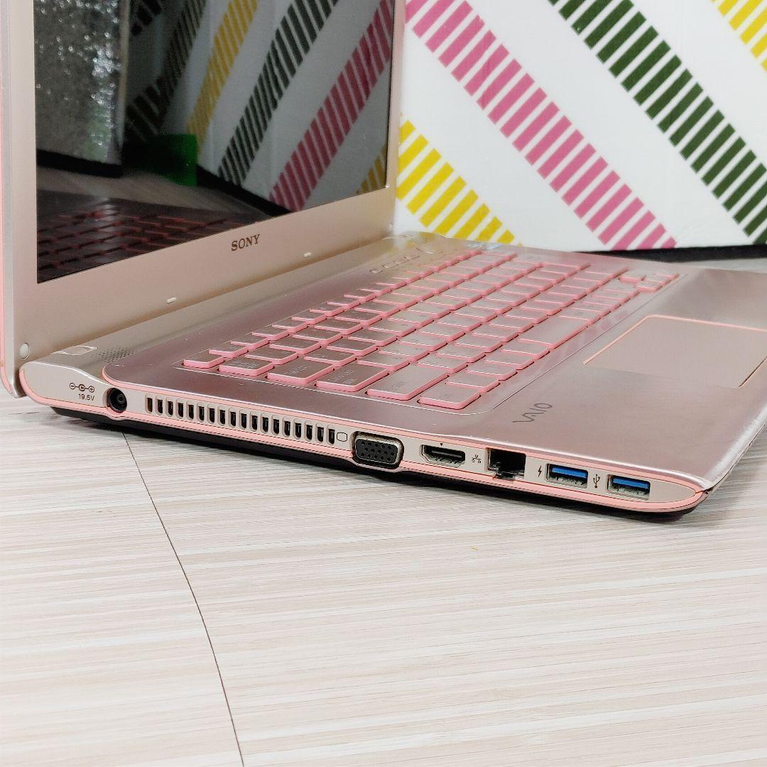 Pink VAIO laptop i5 camera with WiFi Initially set Windows