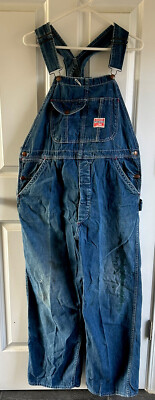 Vintage Pioneer Montgomery Ward Sanforized Denim Overalls | eBay