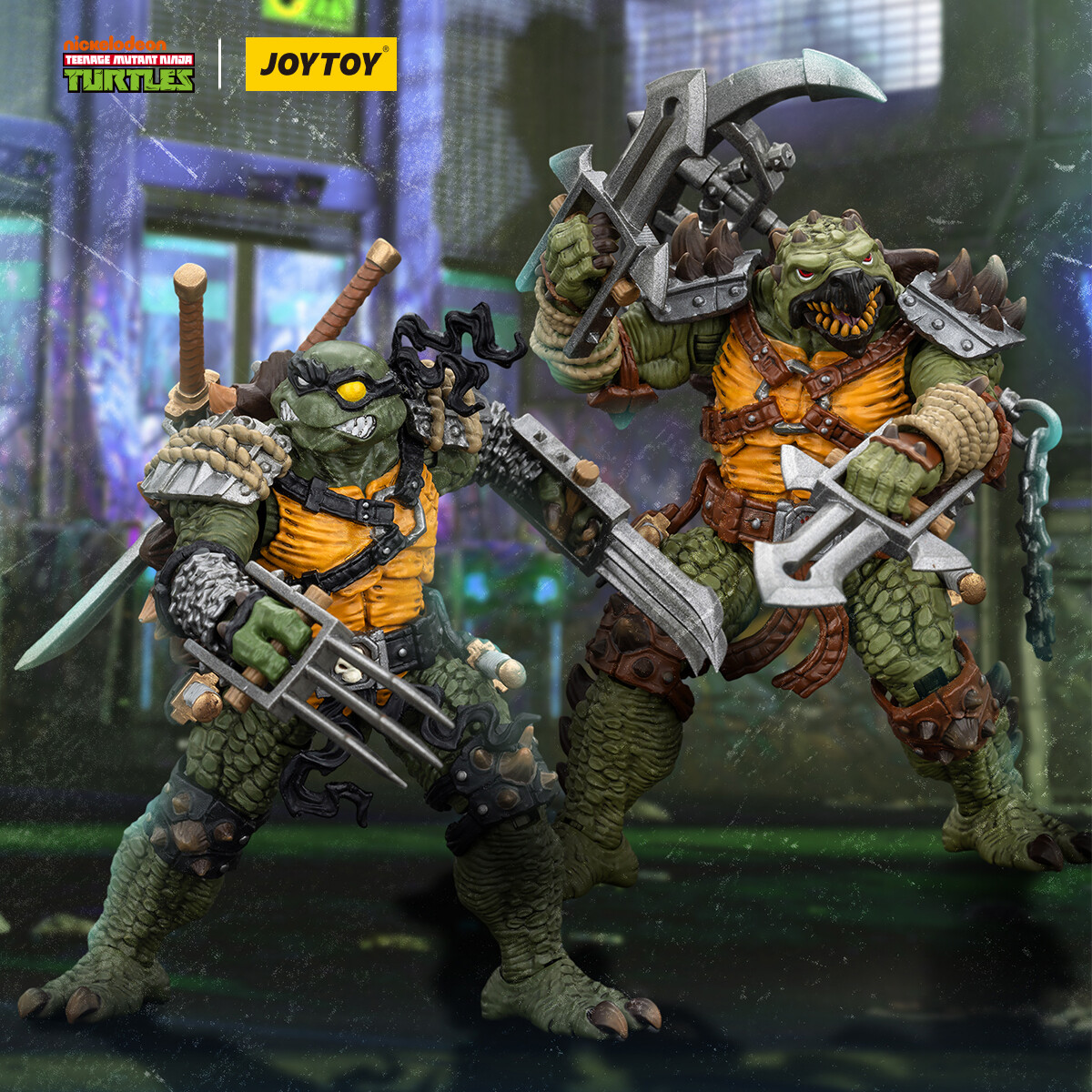 JOYTOY TMNT 1/18 クランゲ & スラッシュ & トッカ JOYTOY TMNT 1/18