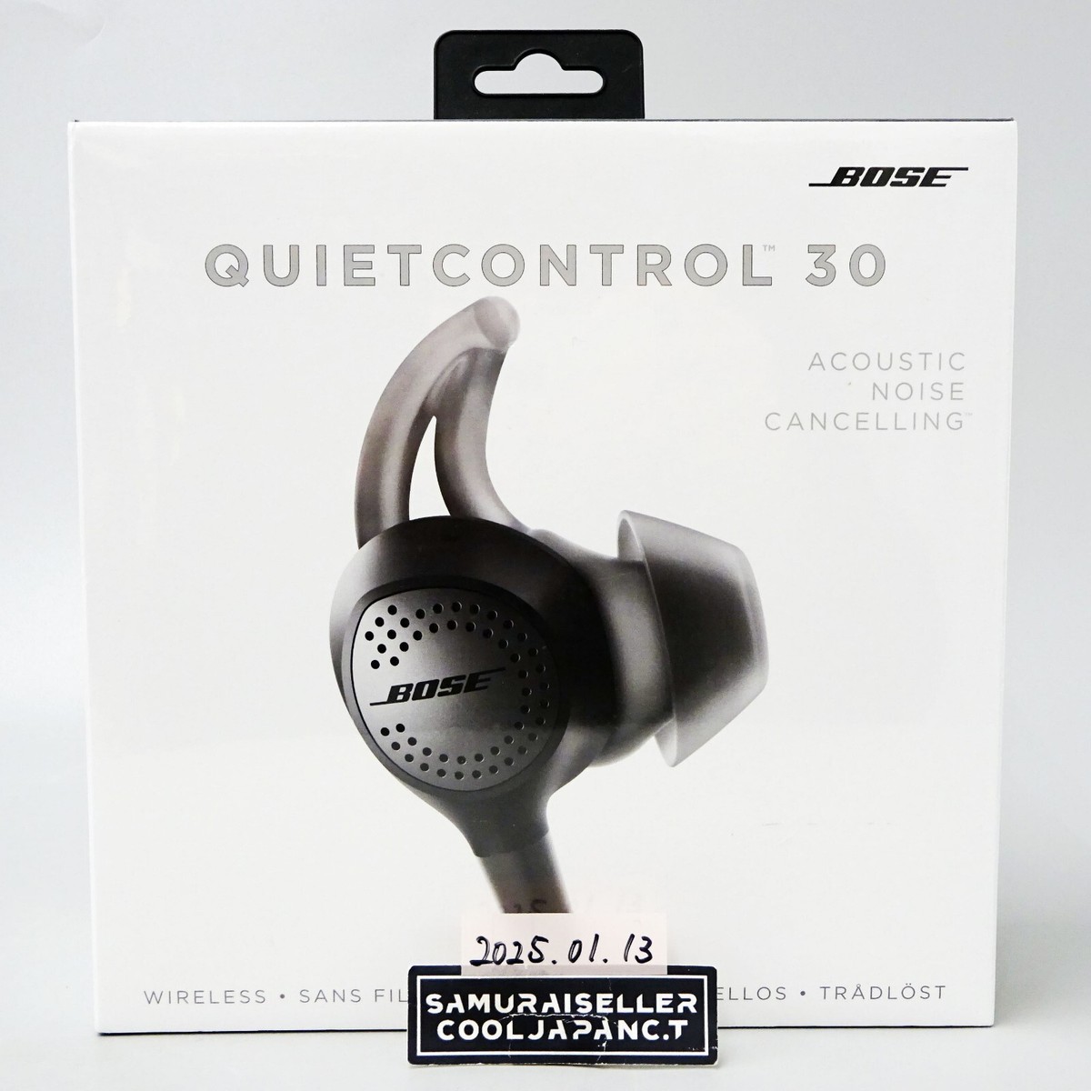 BOSE QuietControl 30 Wireless Headphones Black Noise Canceling