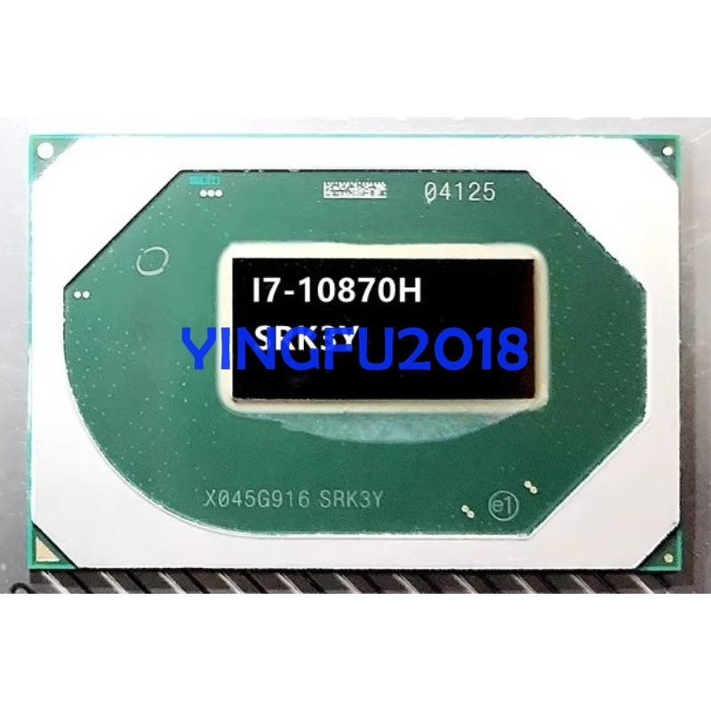 Tested Good SRK3Y I7-10870H intel i7 10870H CPU BGA With solder