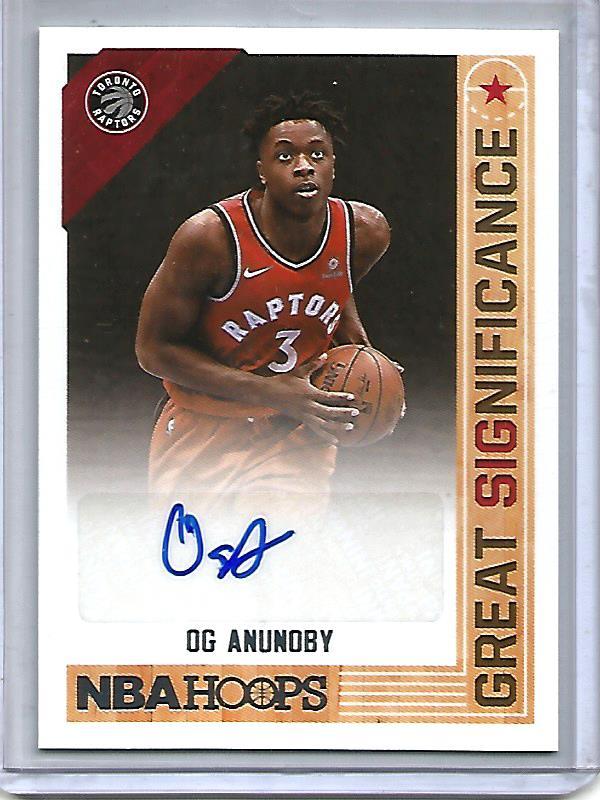 OG Anunoby 17/18 Panini NBA Hoops Autograph Rookie | eBay
