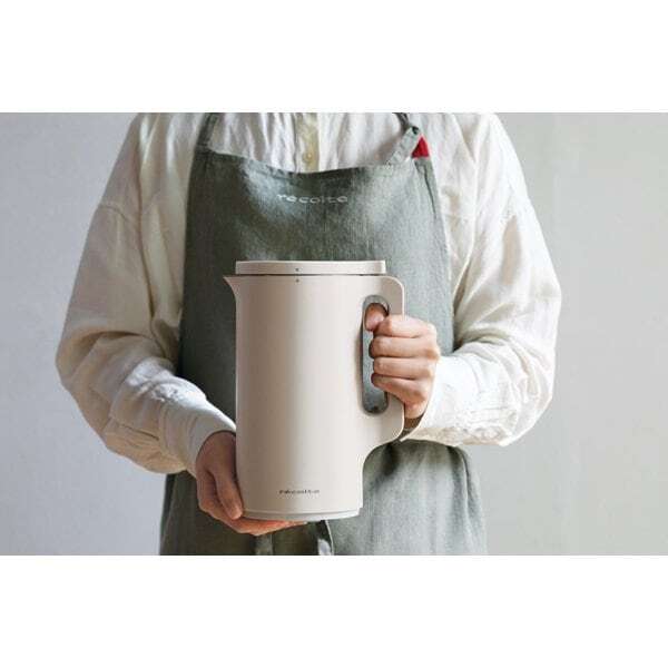 Recolte Auto Cooking Pot RSY-2 Cream White Soy Milk & Soup Maker