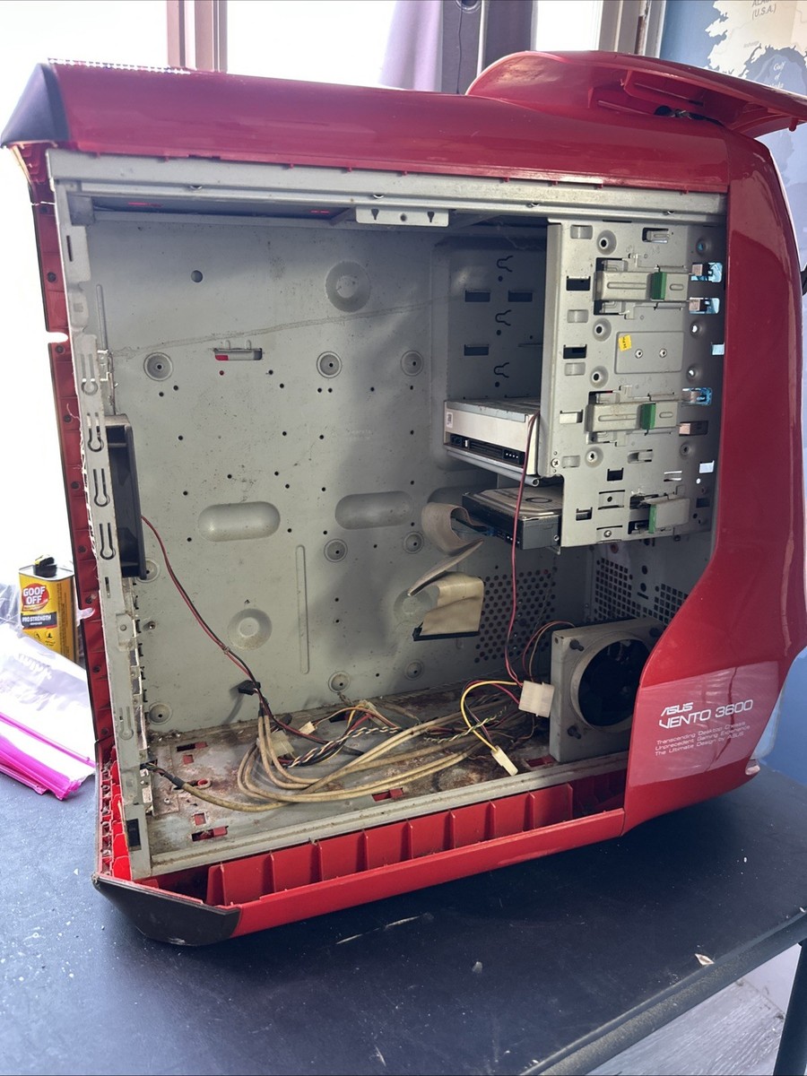 RARE! ASUS VENTO 3600 Computer Case Desktop Gaming PC ATX Mid
