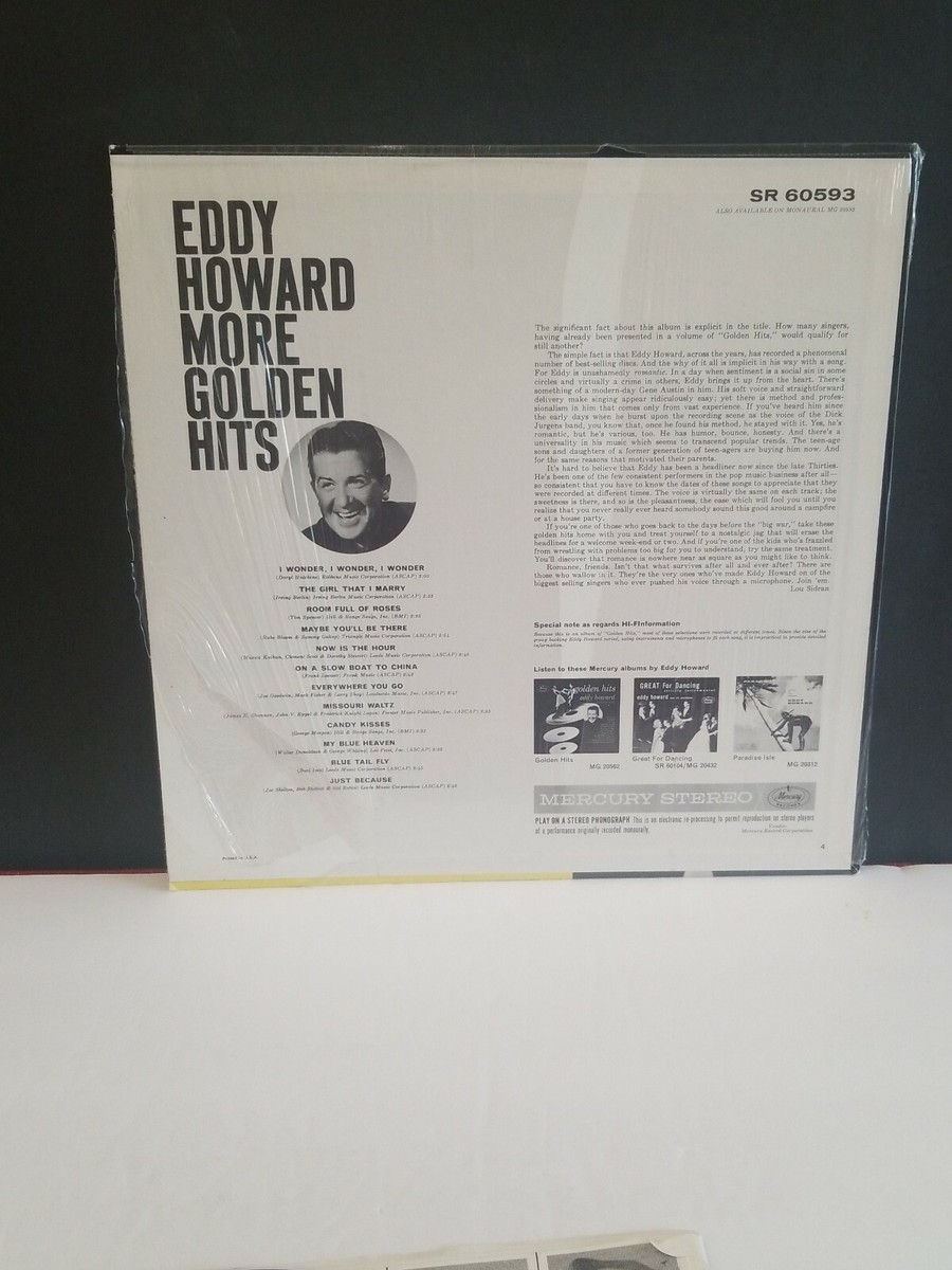 洋楽 Eddy Howard More Golden Hits SR 60593 Eddy Howard And His