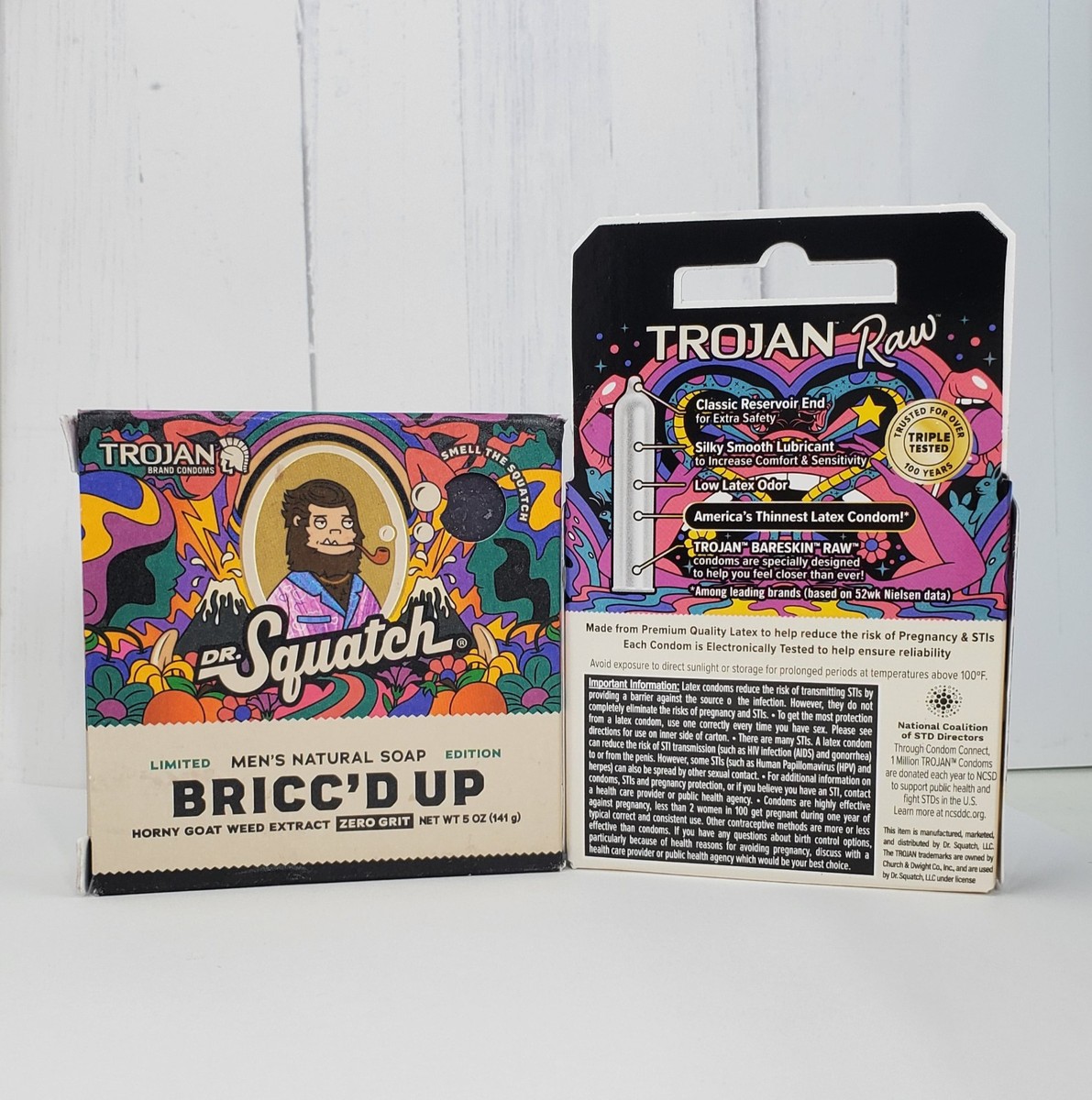 Dr Squatch Bricc'd Up Trojan Limited Edition Bar Soap & Rare