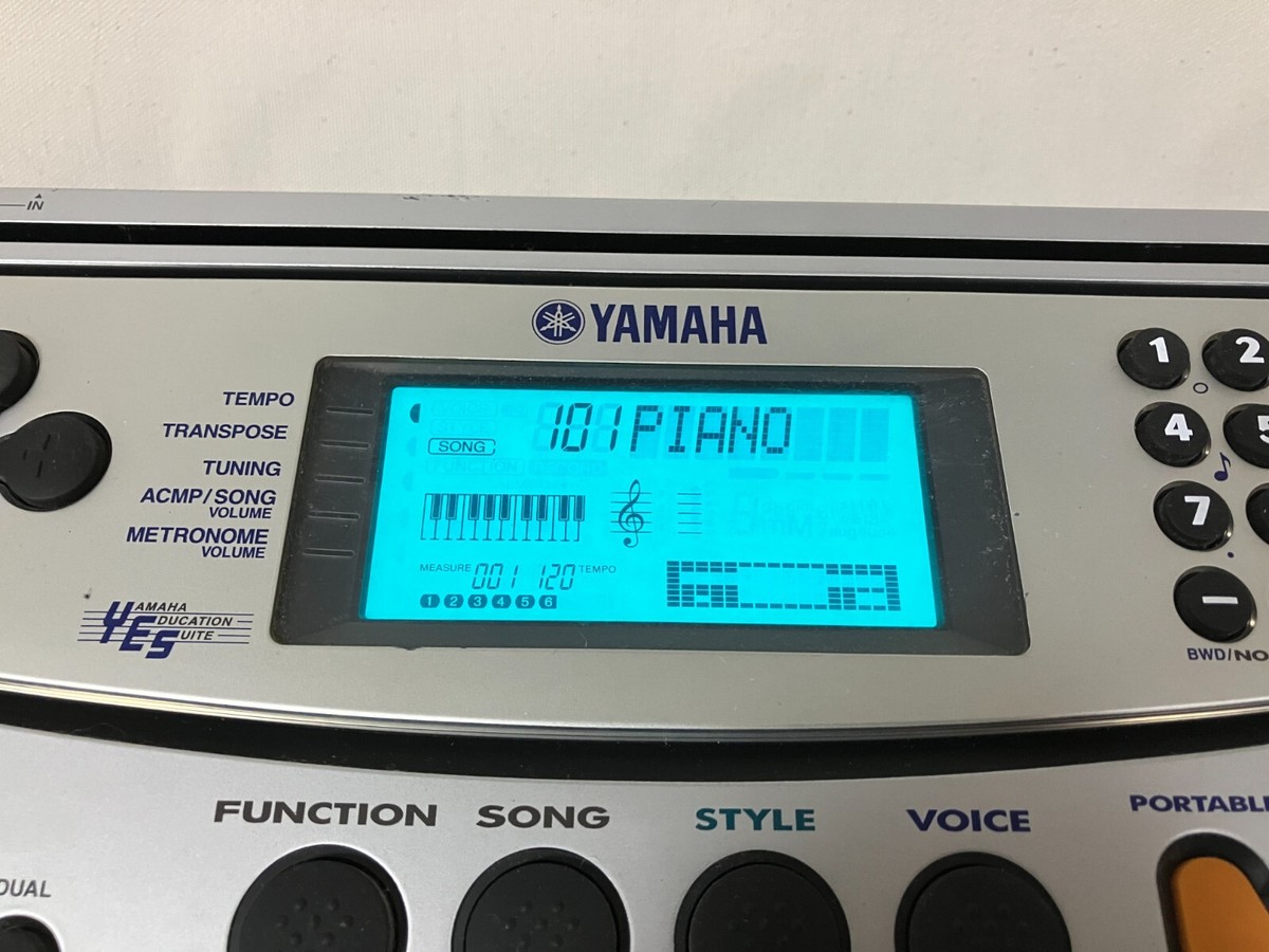 YAMAHA PortaTone PSR-340 Arranger Keyboard Synthesizer 61-key w