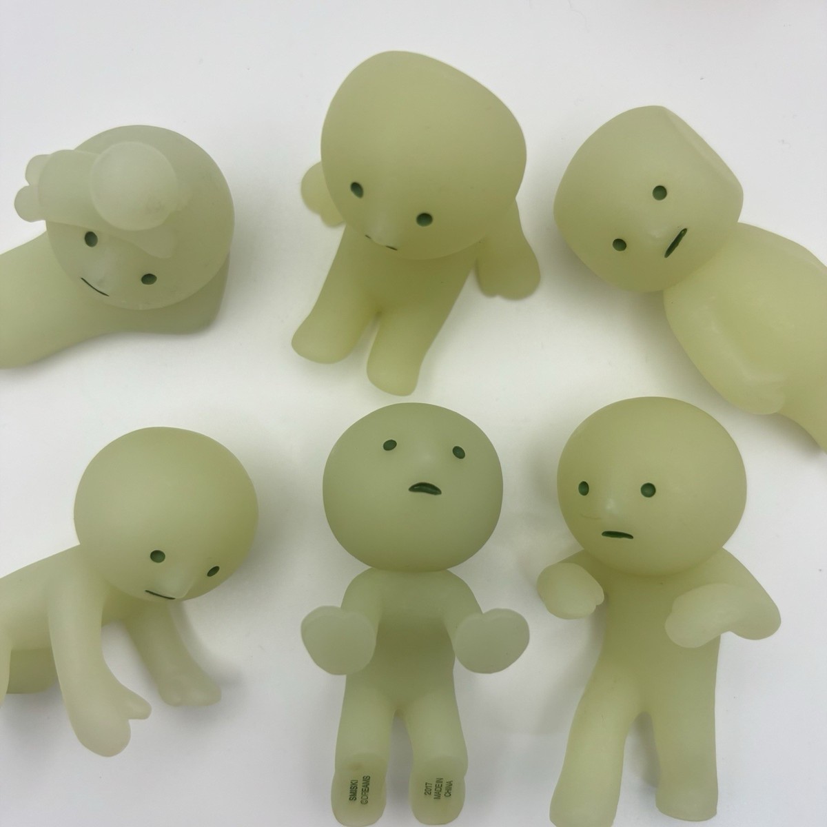 SMISKI Series 4 Set of 6 Normal Complete Set GLOW IN THE DARK