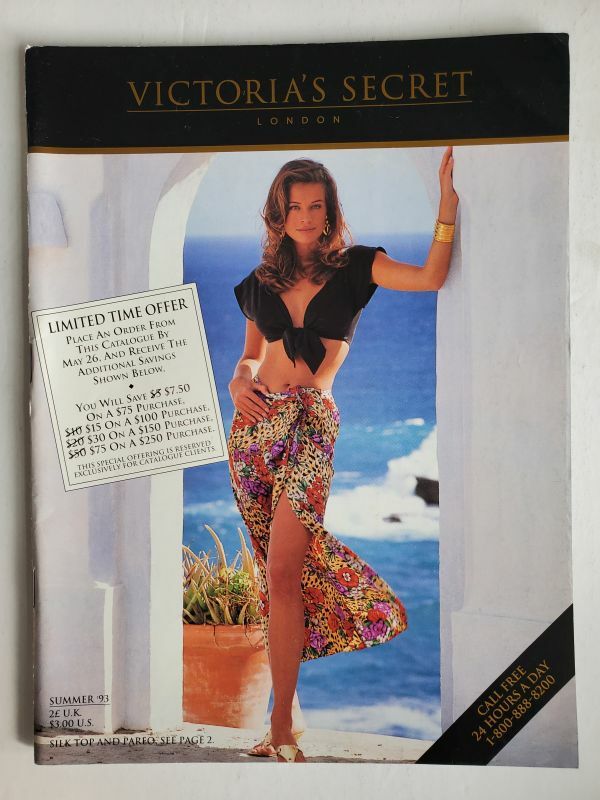 Victoria's Secret Summer 1993 Catalog FREDERIQUE Karen MULDER