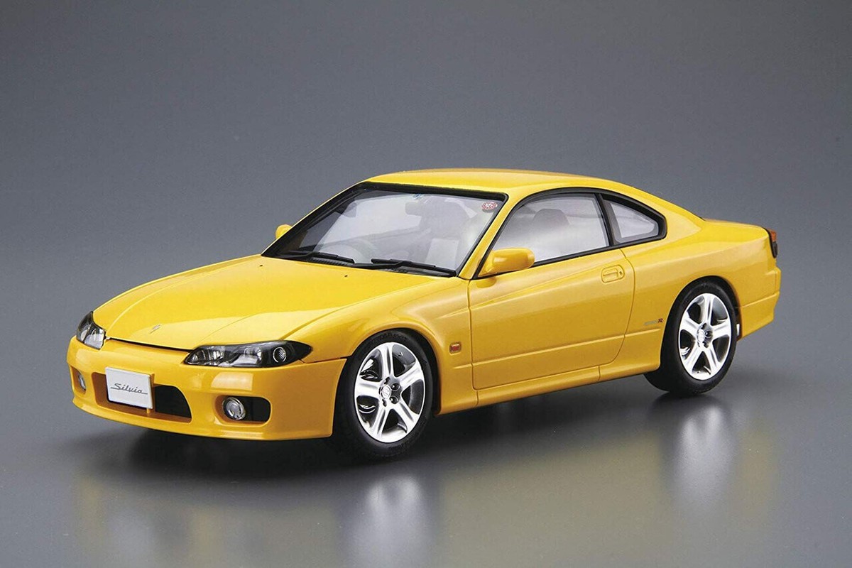 1:24 Scale Aoshima Nissan Silvia S15 Spec-R '99 Car Model Kit | eBay