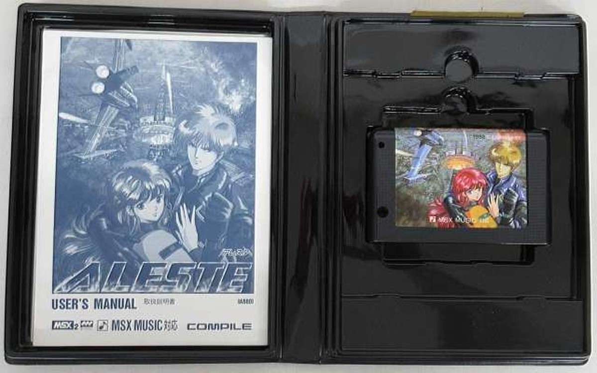 Compile Aleste MSX2 Cartridge ROM Software Shooter Game for MSX 2