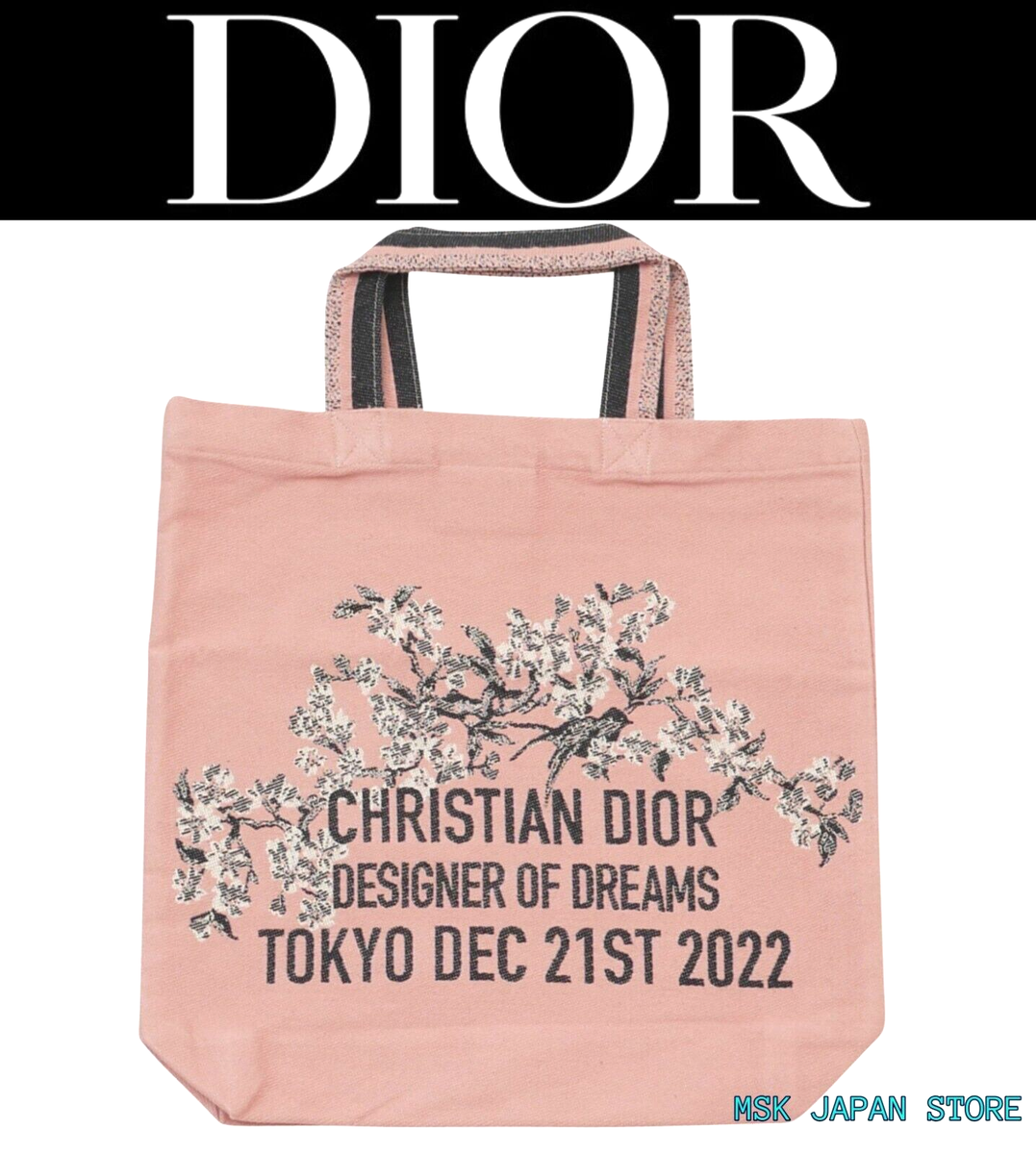 Christian Dior Tote Bag TOKYO DESIGNER OF DREAMS Japan Limited
