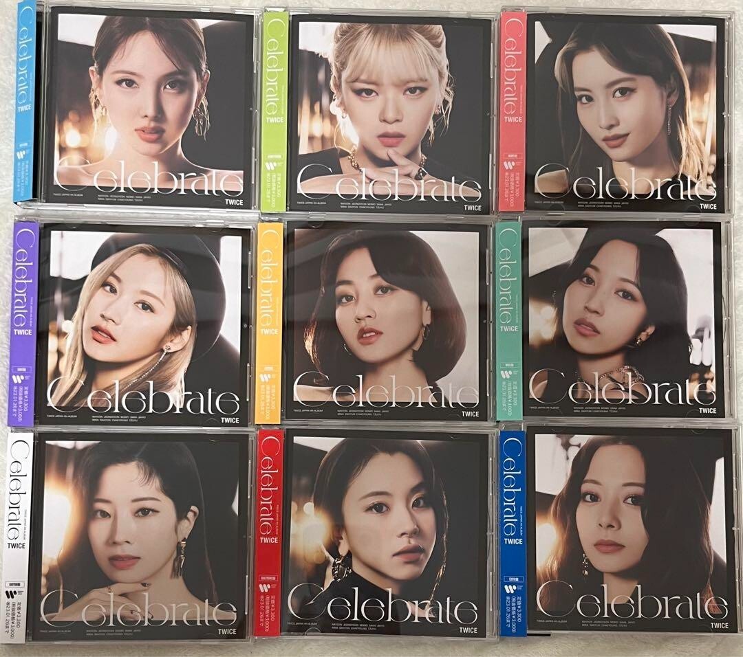 TWICE Japan 4th Album Celebrate Complete set of 37 No Photo cards