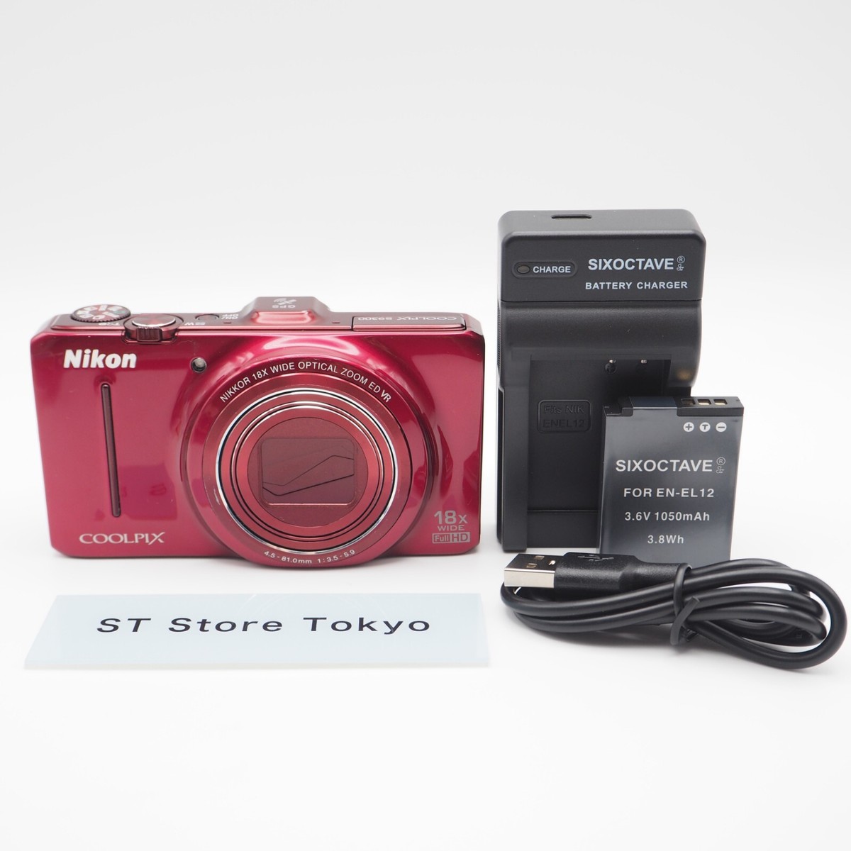 動作確認済】Nikon COOLPIX S9300 バッテリー付 Nikon COOLPIX S9300